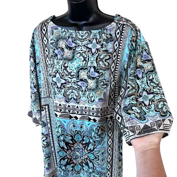 Laundry by Shelli Segal Paisley Print Shift Dress - Picture 2 of 10